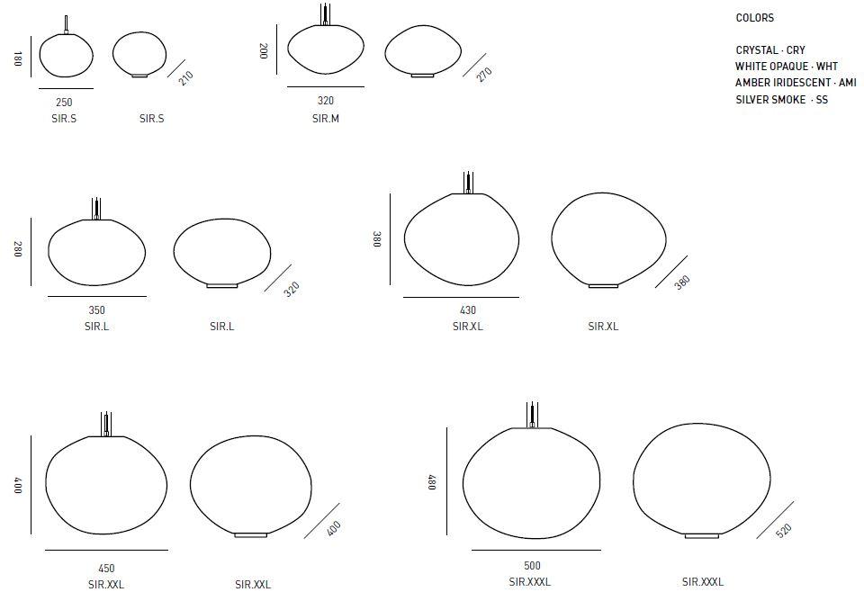 ELOA Подвесной светильник из дутого стекла ручной работы Sirius sun-id-1422892 - Вид №14