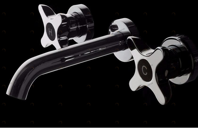 Antonio Lupi Design Смеситель для умывальника настенный на 3 отверстия Timbro Antoniolupi sun-id-1513970