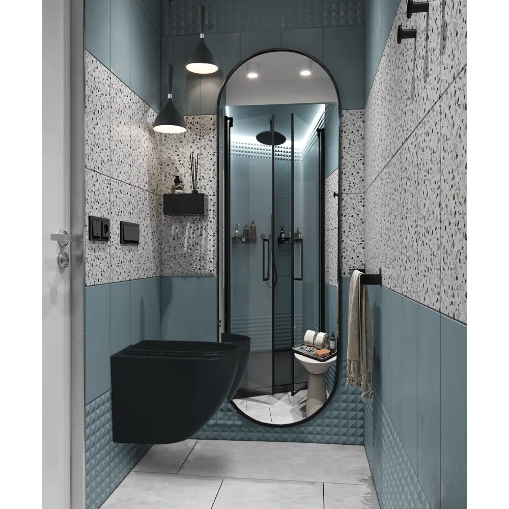 Плитка настенная рельефная Culto Asana Mint H 20x40 см 1.2 м² цвет ментоловый STLM-2134906 - Вид №5