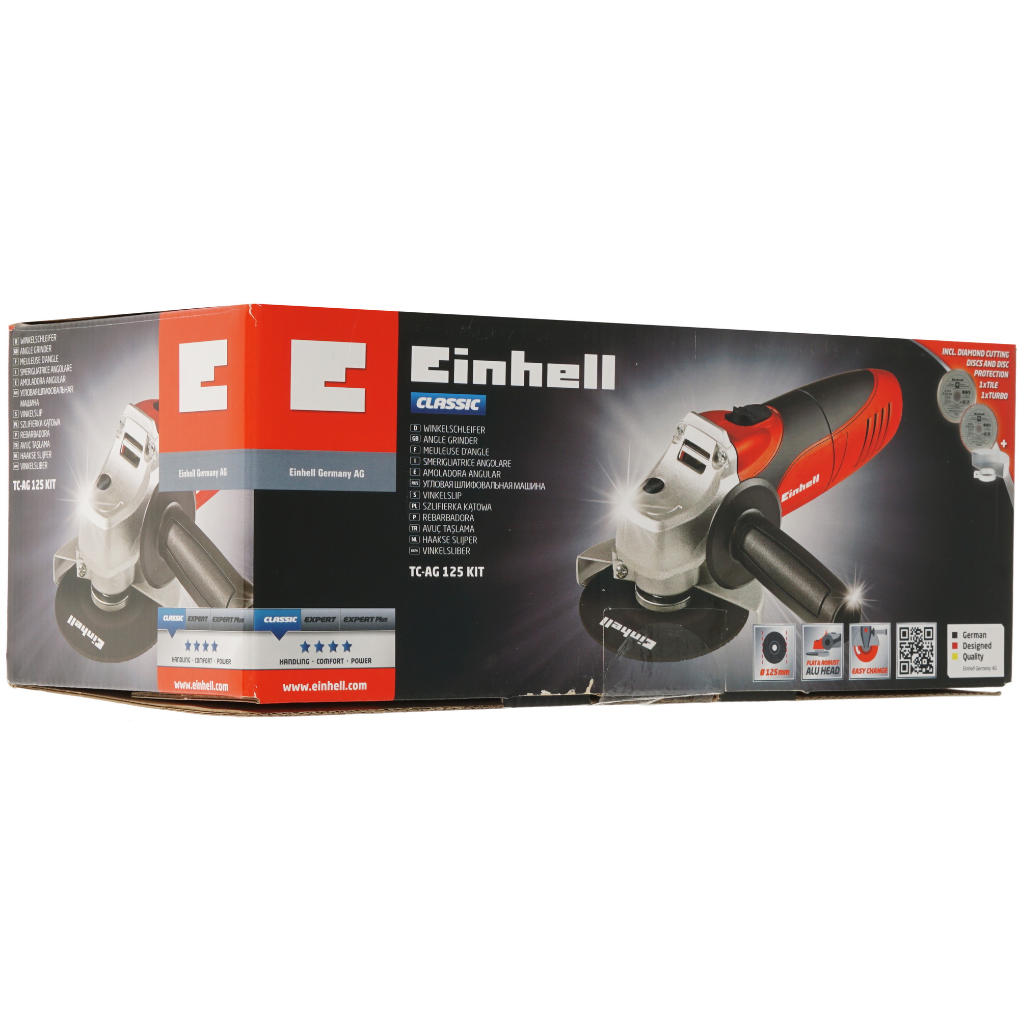 Углошлифовальная машина (УШМ) Einhell TC-AG 125 kit 5308591 STDN-0105131 - Вид №7