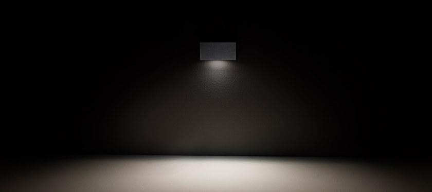 Cariboni group Светодиодный настенный светильник для наружного освещения из литого алюминия Sans serif sun-id-1479500 - Вид №2