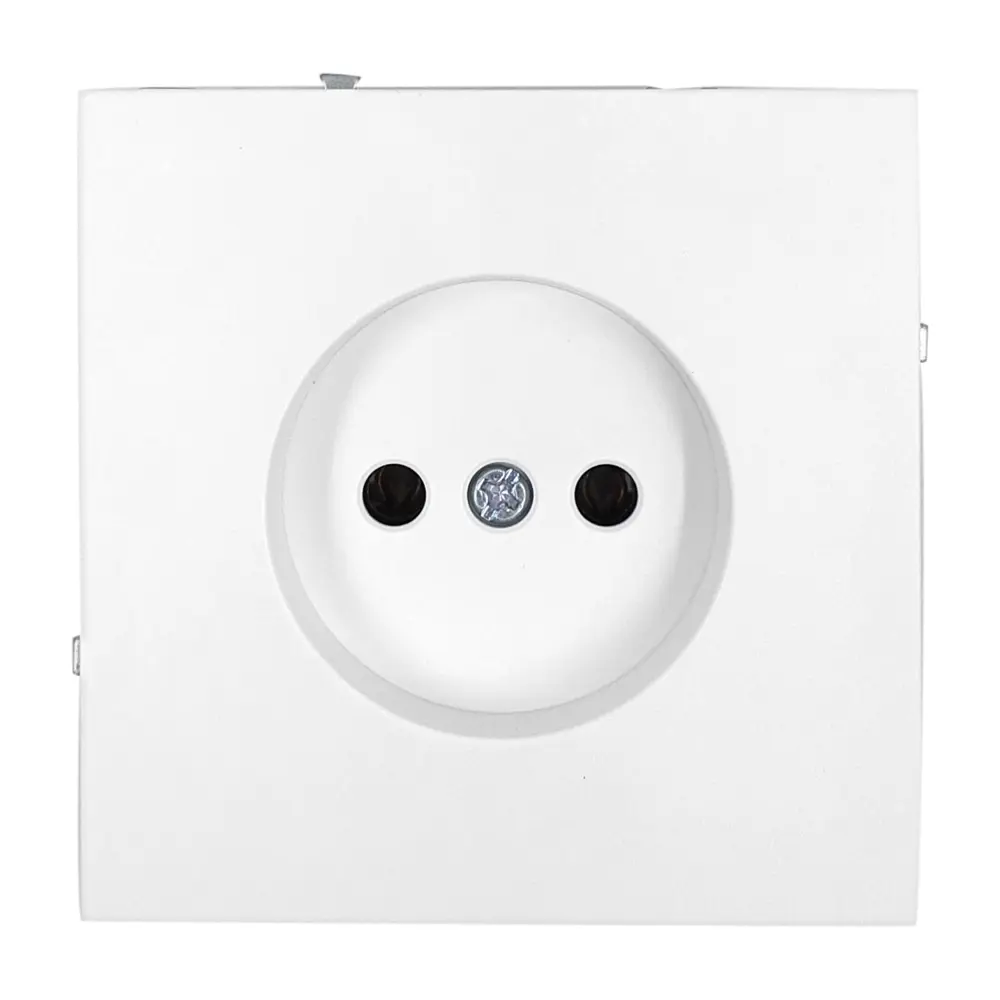 Розетка встраиваемая Mirkl Grace белая без заземления 89393852 STLM-1521071