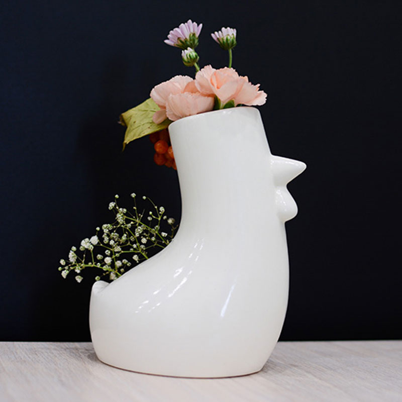 ЕСB-5-02 Горшок для растений петушок Экочеловеки  - Вид №2