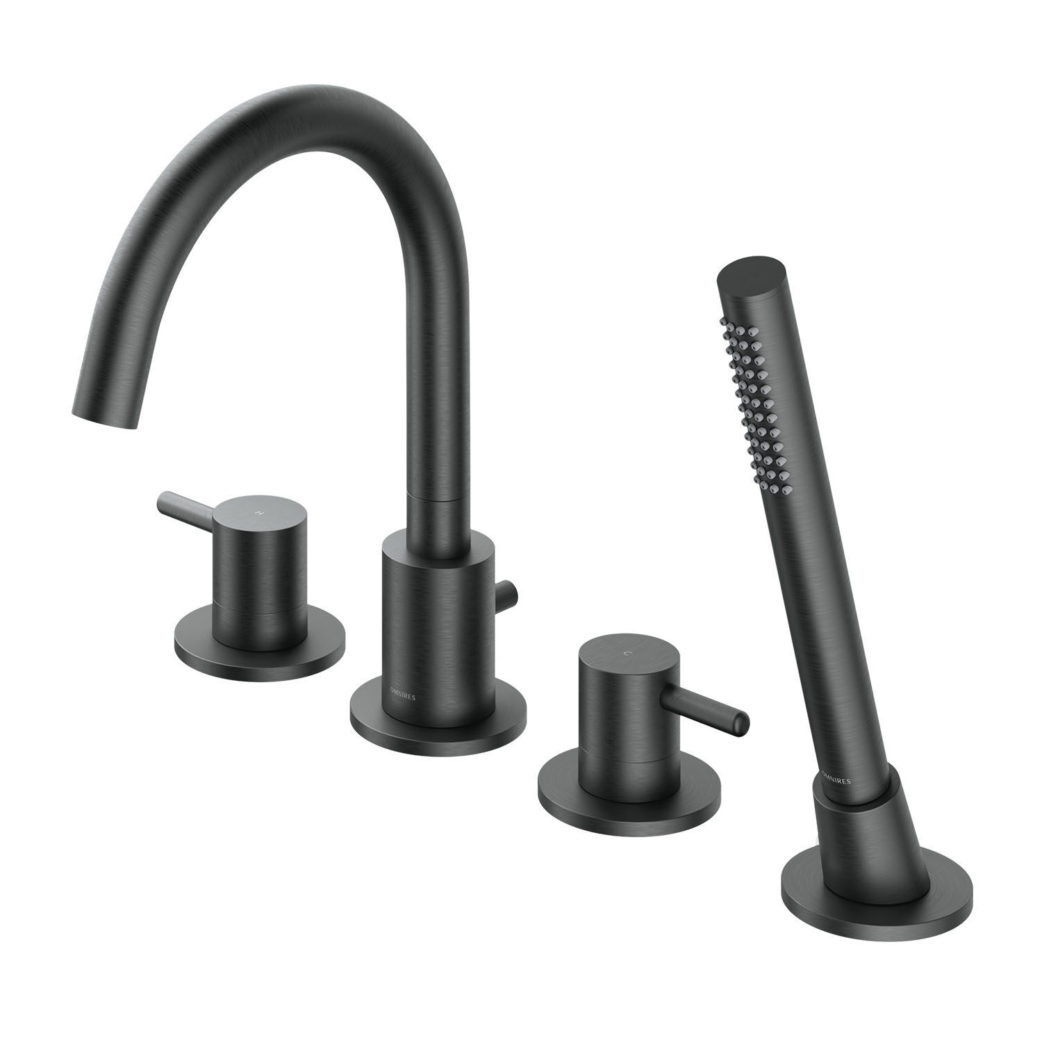 Смеситель для ванны с 4 отверстиями и ручным душем OMNIRES Y ARCH-00055151 - Вид №5