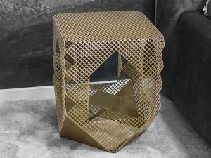 Журнальный столик / табурет из нержавеющей стали