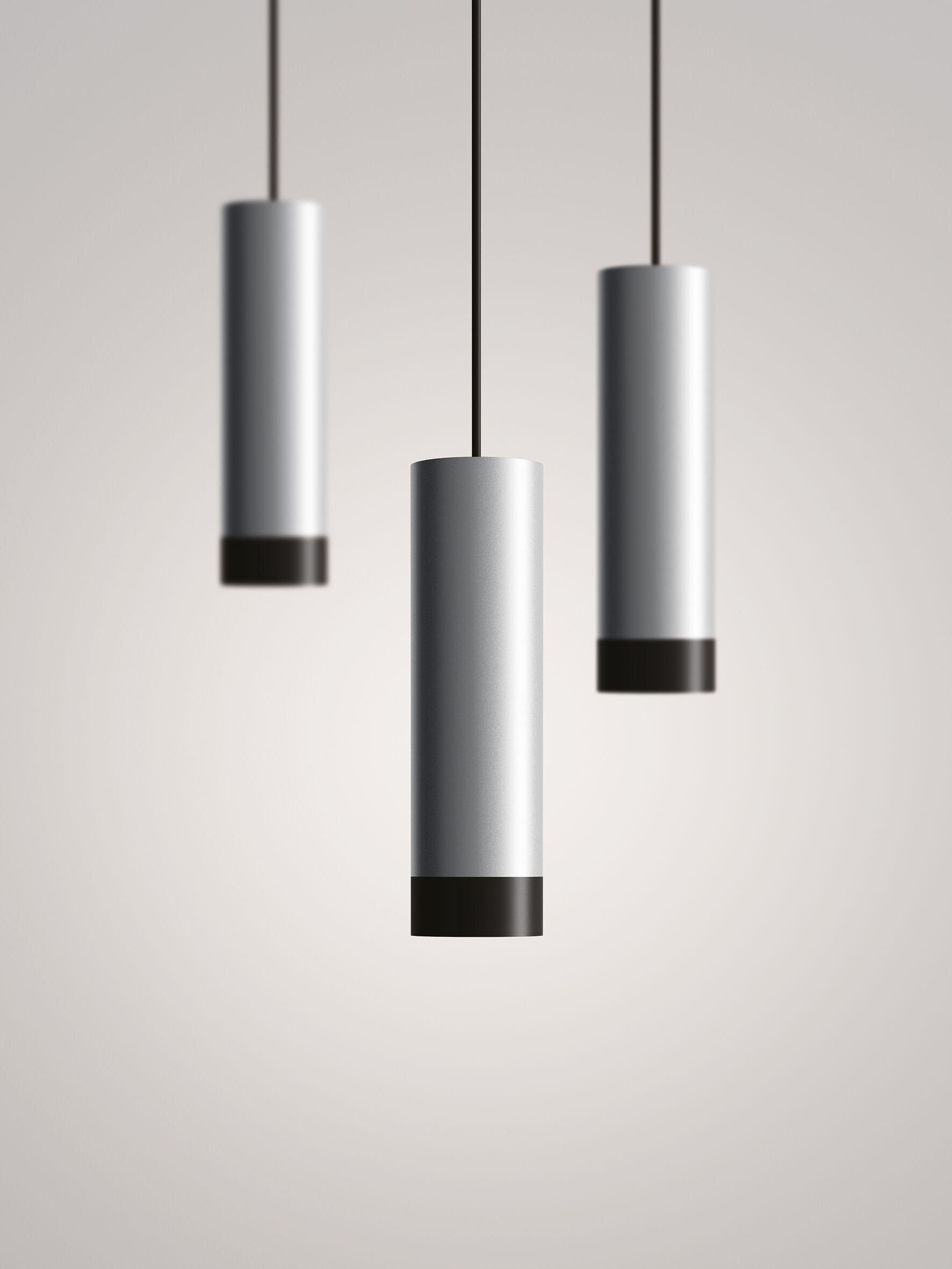 Анодированный алюминиевый светодиодный подвесной светильник Zafferano Tubotto ARCH-00145938 - Вид №1