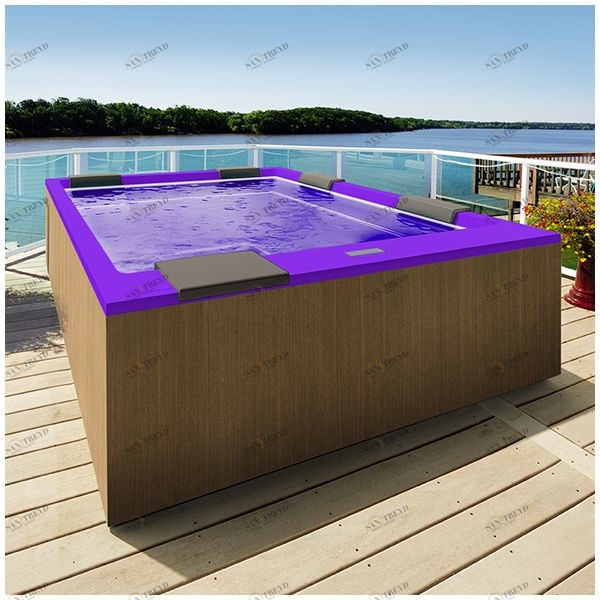 Бассейн Gruppo Treesse Muse Plus-V212I-PL-F прямоугольный встроенный фиолетовый PLUSV212IPLF