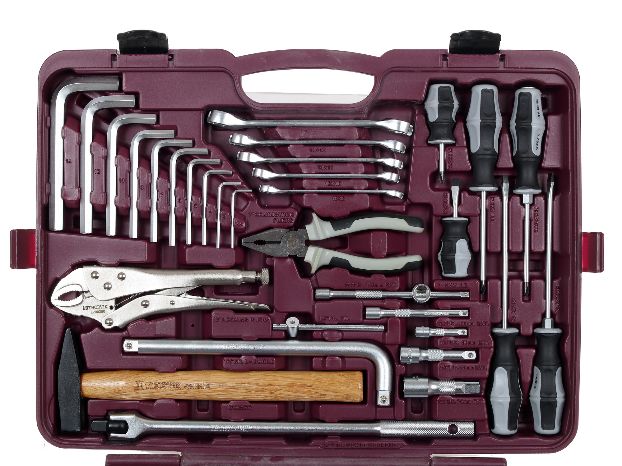 Набор инструментов Thorvik UTS0142 1082137 STDN-0041720 - Вид №1