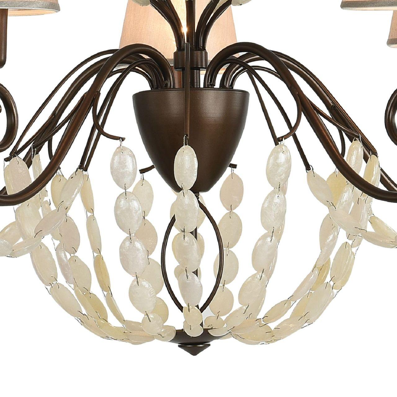 Подвесная люстра Favourite Lily 2305-5P FAVOURITE ДИЗАЙНЕРСКИЕ, LILY 220427 Кремовый  - Вид №3