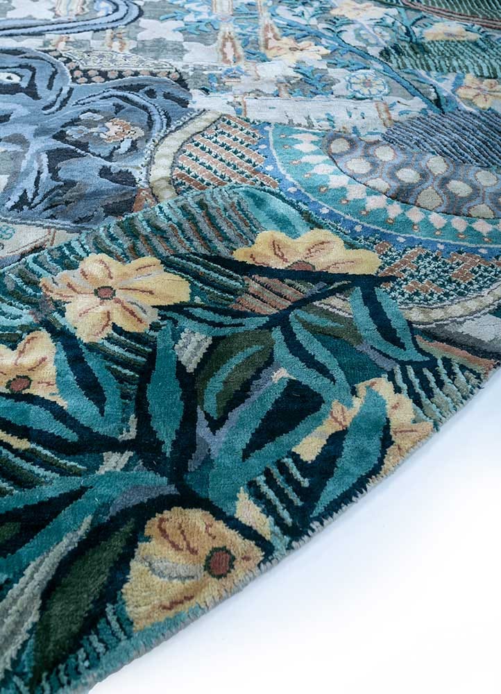 Круглый шерстяной ковер ручной работы Jaipur Rugs Inde Rose - Переплетение природы и наследия ARCH-00118170 - Вид №2