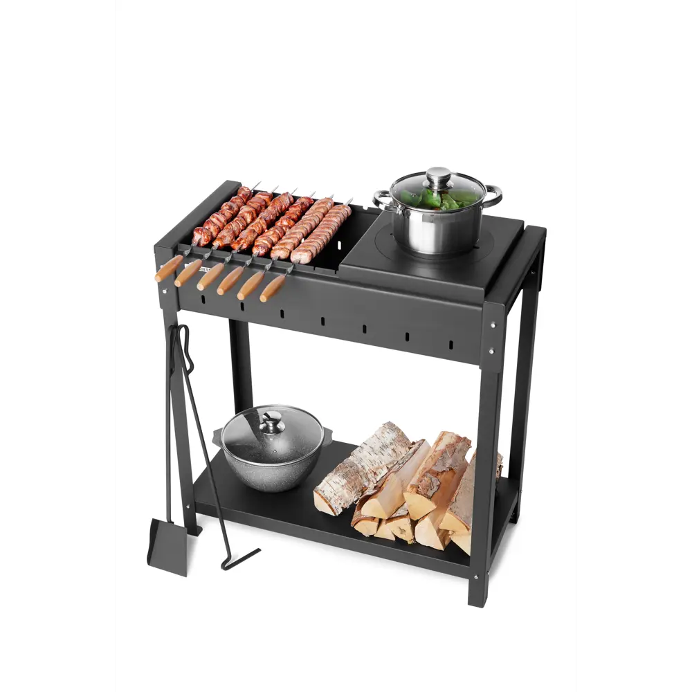 GRATAR Кавказ 74M - стационарный мангал для идеального шашлыка 89358377 STLM-0960016 - Вид №10