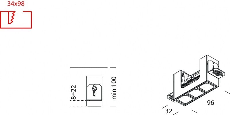 Несколько светодиодных утопленных прожекторов Lucifero's LEVA ARCH-00045805 - Вид №7