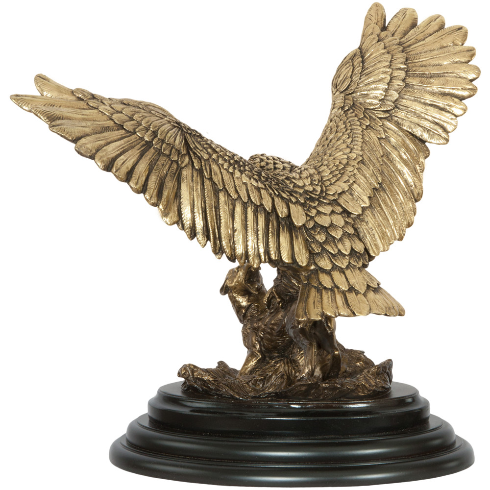 22430 Статуэтка Поединок орла с шакалом 2 Бронза BOGACHO 4627138235935 - Вид №8