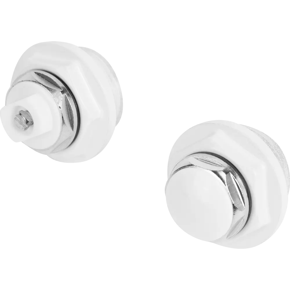 Монтажный комплект для радиатора Ростерм 1/2" сталь белый 10 шт STLM-2148933