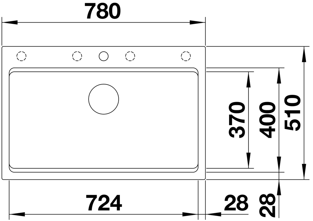 525192 Кухонная мойка Blanco Etagon 8 жасмин  Blanco Etagon Жасмин - Вид №11