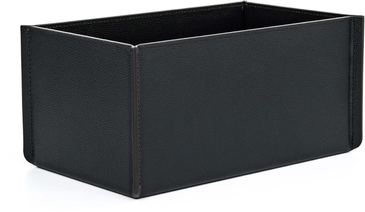 Leslie Держатель для мочалки - 15X25XH12 см / тканая кожа_серо-коричневый