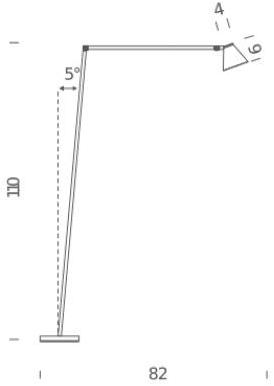 NEMO Светодиодный торшер из алюминия Untitled sun-id-1456976 - Вид №1
