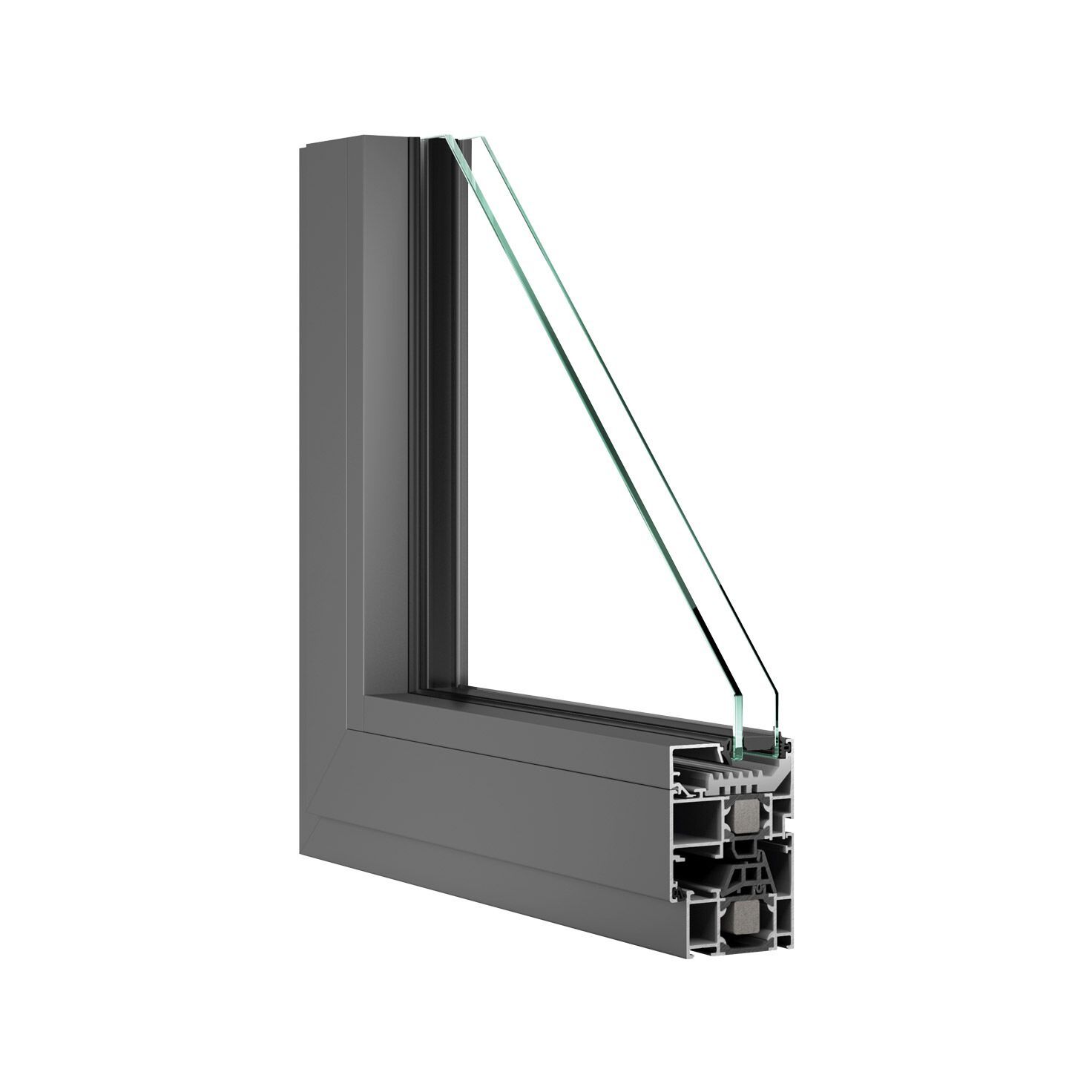 Алюминиевое створчатое окно D&V Serramenti AWS 65 HI+ ARCH-00041353 - Вид №3