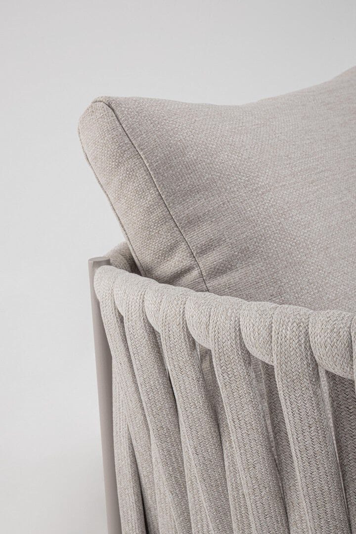 Веревочное и тканевое садовое кресло с подлокотниками BIZZOTTO Jacinta ARCH-00041239 - Вид №16