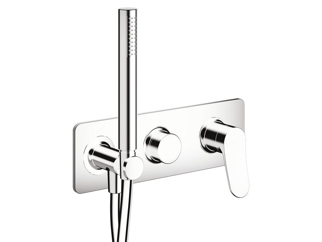 Однорычажный смеситель для душа / ванны с 3 отверстиями и ручным душем CRISTINA Rubinetterie бочка ARCH-00087287 - Вид №1