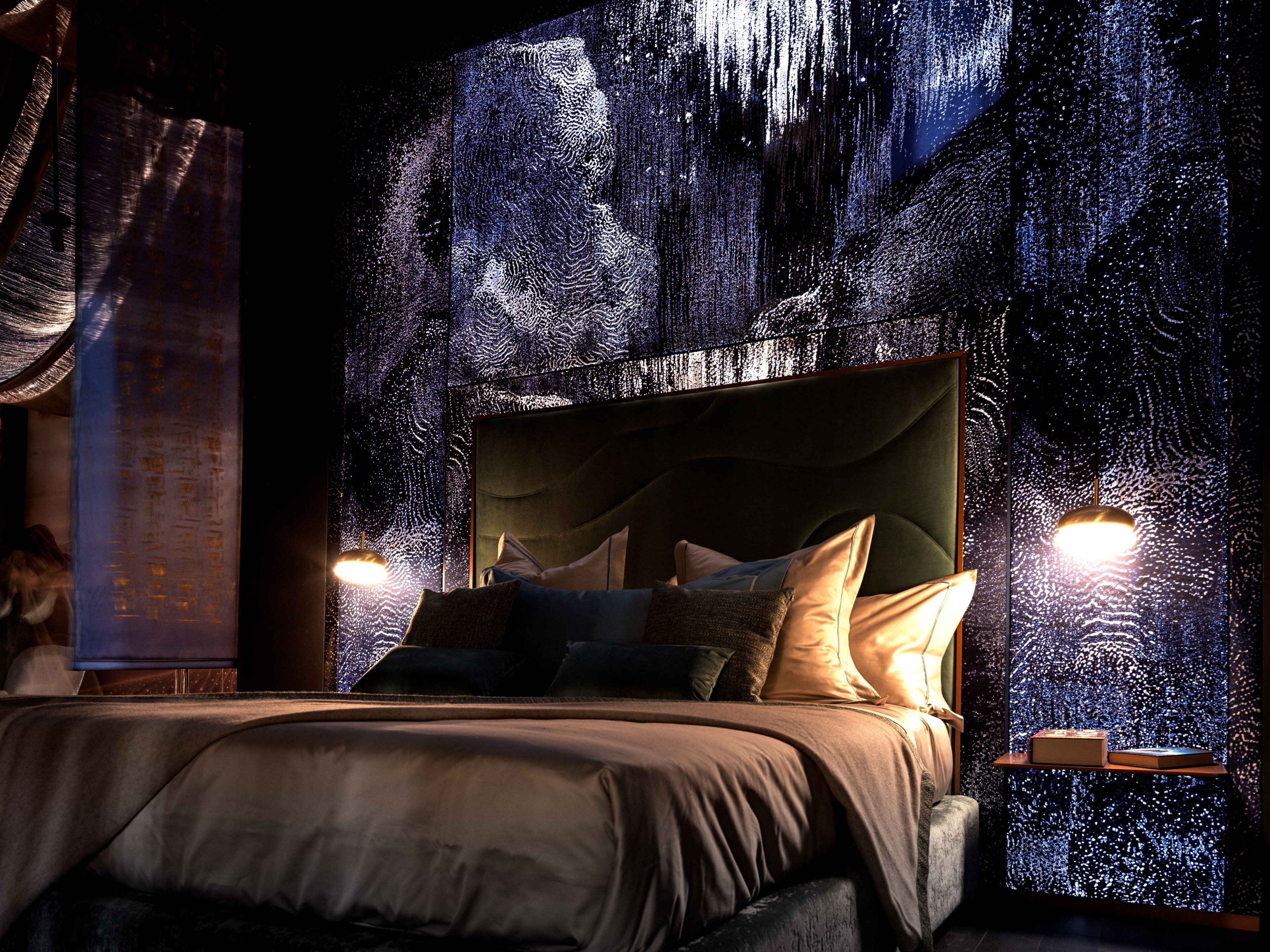 Изголовье из DreamLux® со встроенным освещением Testata letto ARCH-00061639