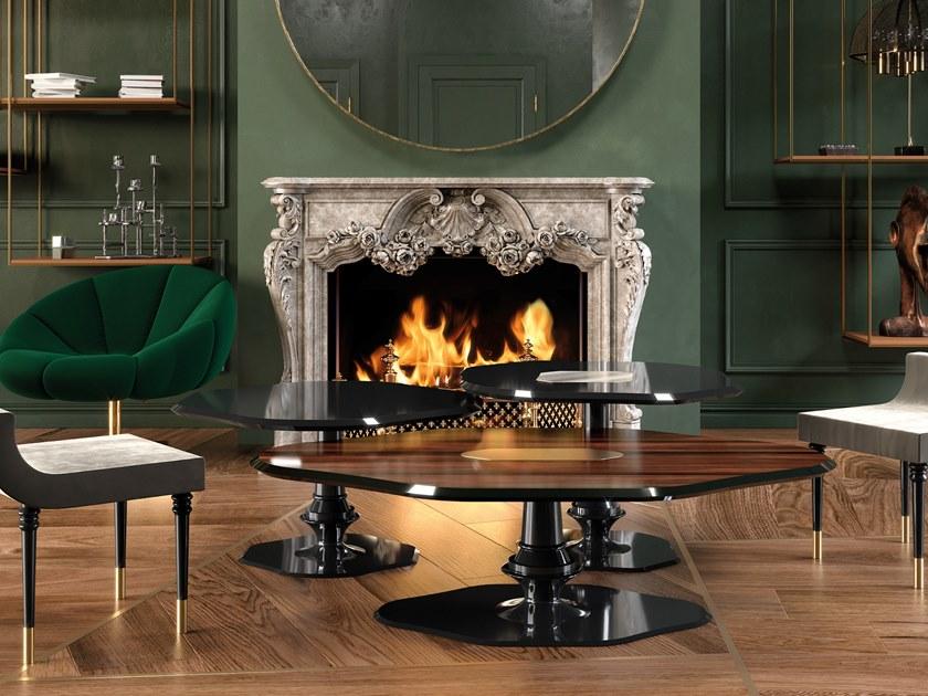 Jetclass Журнальный столик из дерева  Jbm204 (a)  - Вид №2