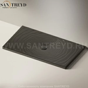 Flaminia WATER DROP Душевой поддон 140 см черный DR140.9017