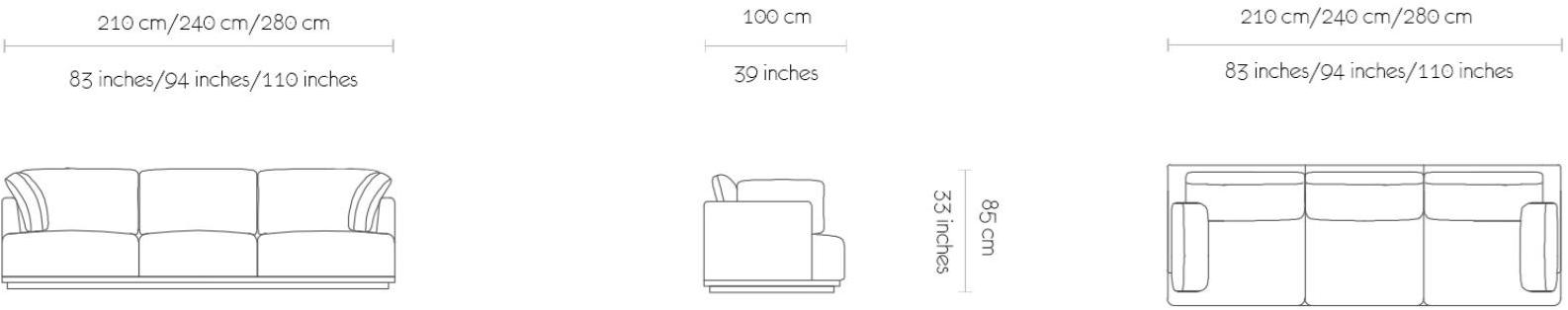 MORADA Диван Relax из ткани  Fluffy sos  - Вид №3