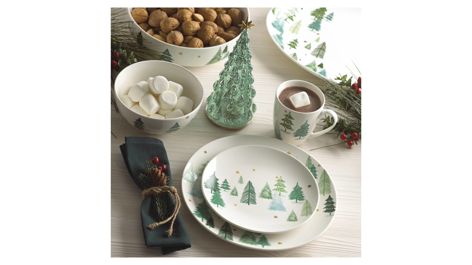 10667846 Lenox Cервиз чайно-столовый Lenox "Волшебный лес" на 4 персоны 16 предметов Фарфор  - Вид №5