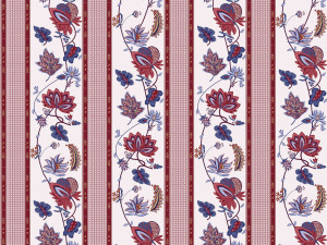 Цветочные узоры нетканые обои