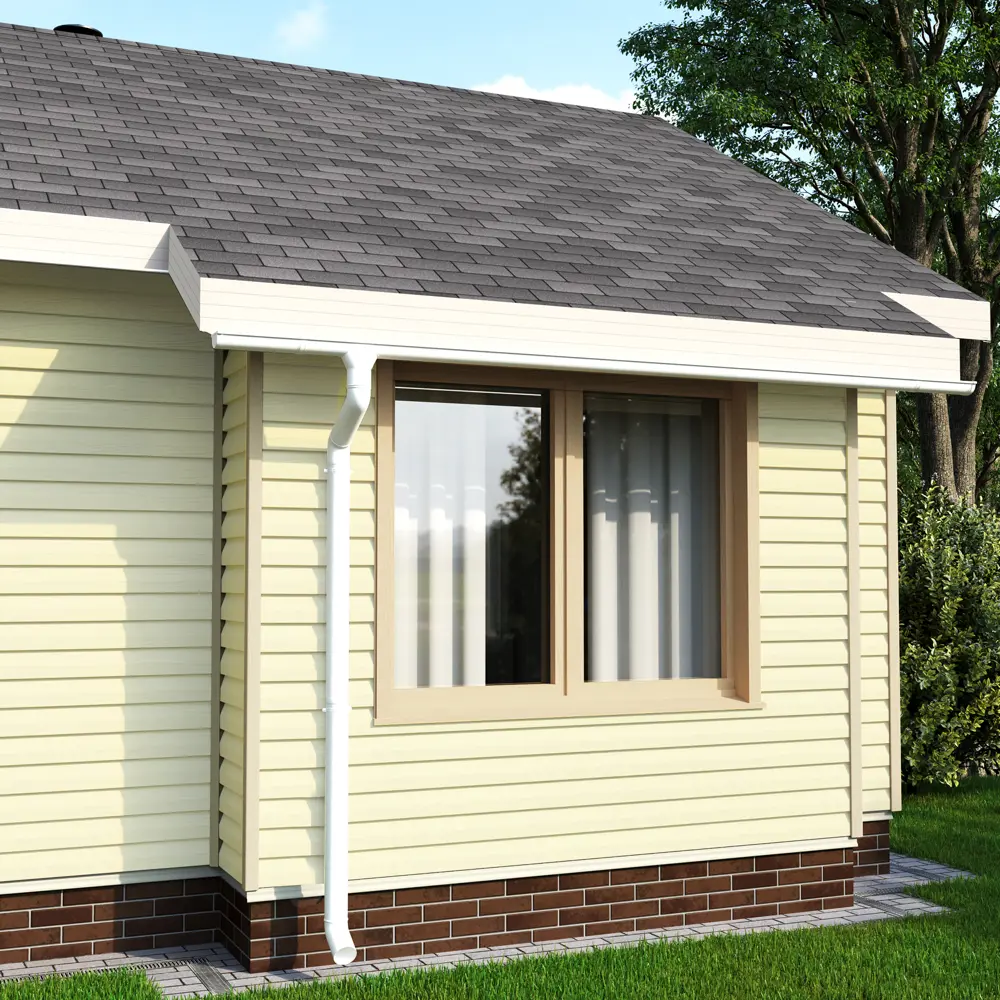 Сайдинг ПВХ MONLID корабельный брус 3 м ванильный 0.61 м² 89407617 STLM-2083617  - Вид №2