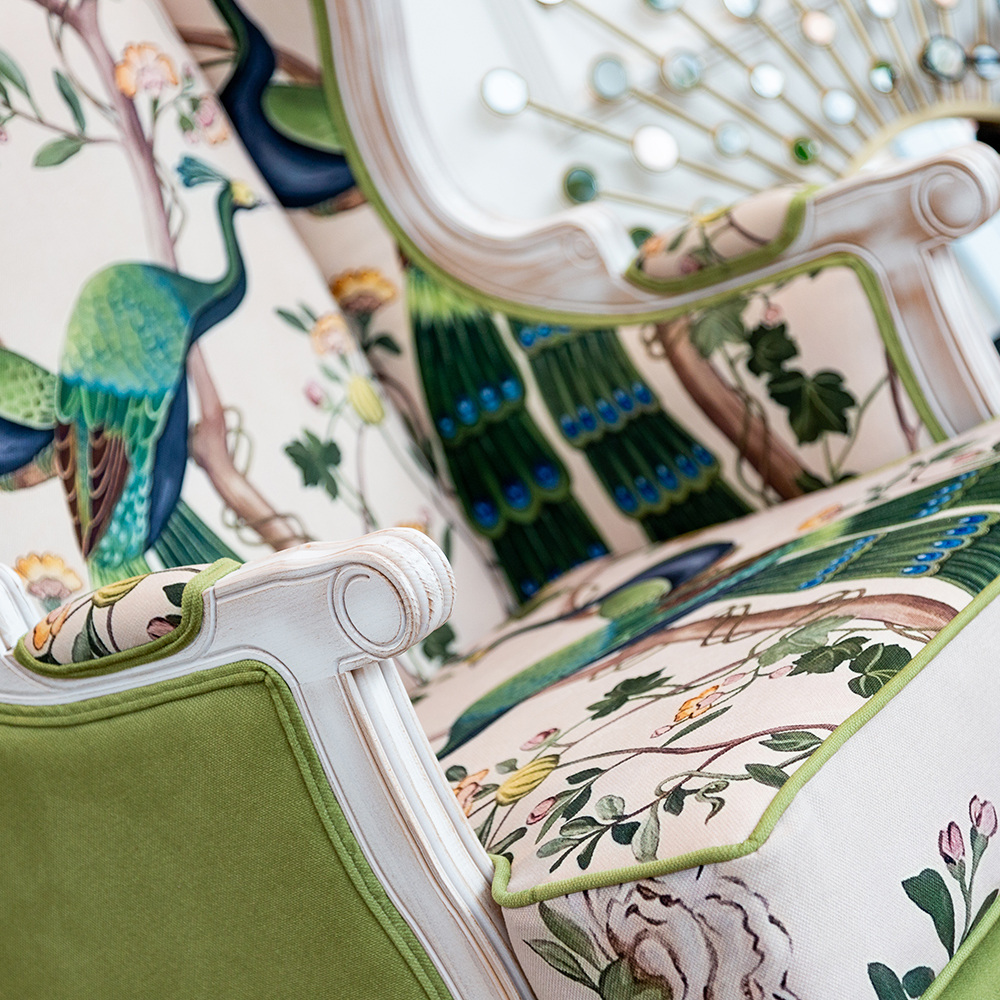 21060731 Кресло «Индокитайский зелёный павлин» Object Desire  - Вид №11