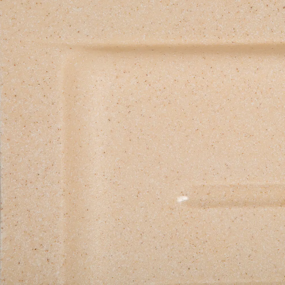 Мойка врезная Эко-М М-09 прямоугольная 76x50 см глубина 20 см мрамор цвет бежевый STLM-2199046 - Вид №3