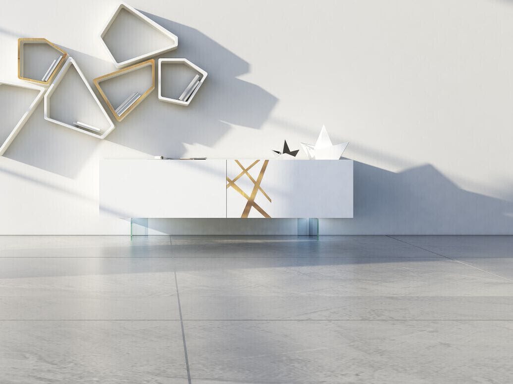 Деревянный шкаф с распашными дверями Voltan барельеф ARCH-00009801 - Вид №10