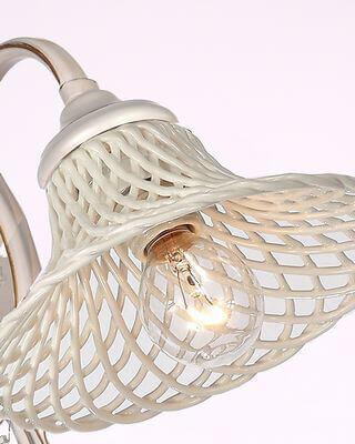 Бра настенное белое Lumien Hall "Ирма" W17069/1BPSG LUMIEN HALL ФЛОРИСТИКА 00-3929718 Белый  - Вид №1