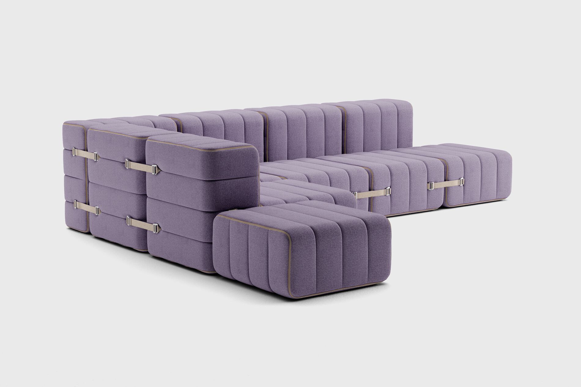 Модульный угловой диван из ткани AMBIVALENZ Curt ARCH-00083106 - Вид №68