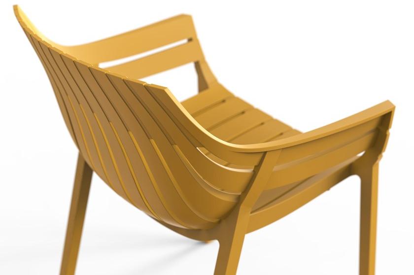 VONDOM Садовый стул из полипропилена с подлокотниками Spritz 56017 - Вид №1