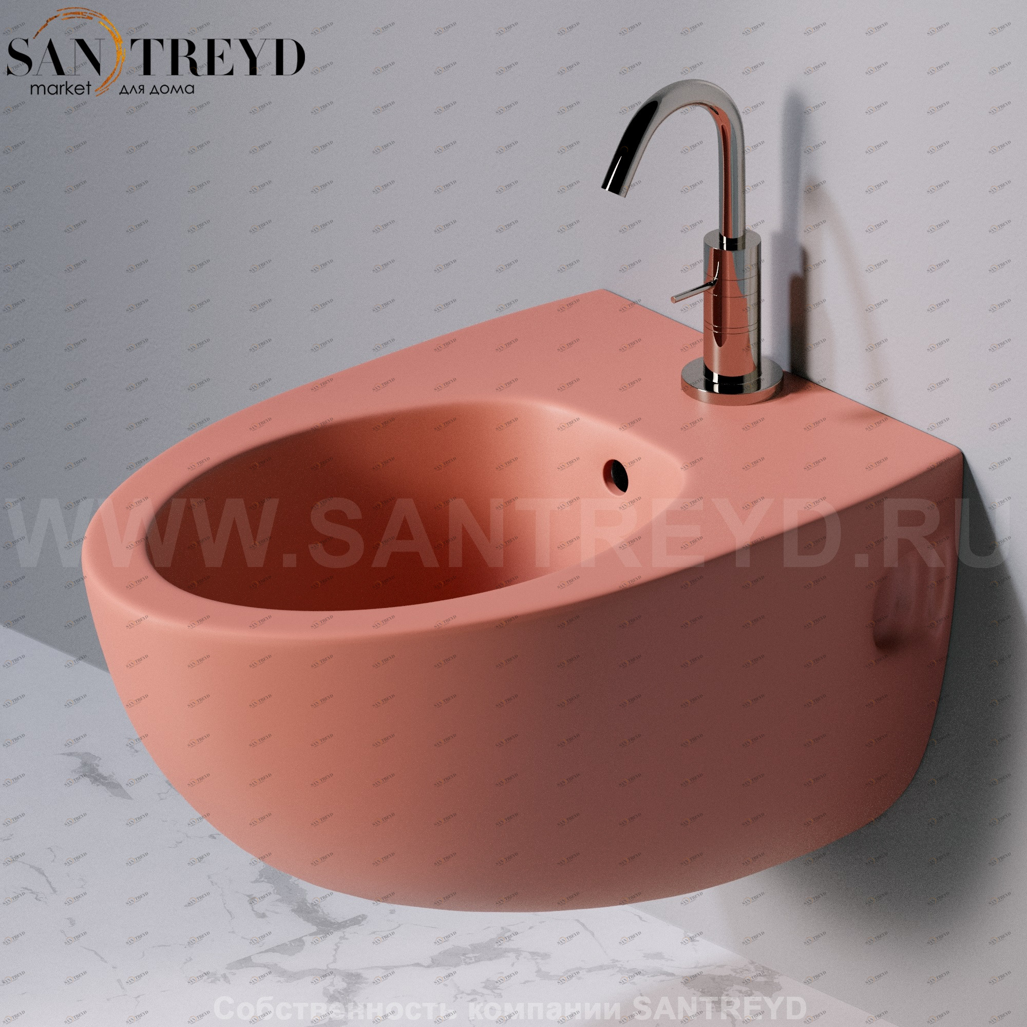 S512142 Биде подвесное OVAL A. e T. Italia AeT ITALIA