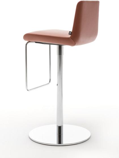 Rolf Benz Высокий кожаный табурет с подставкой для ног sun-id-1504523 - Вид №1