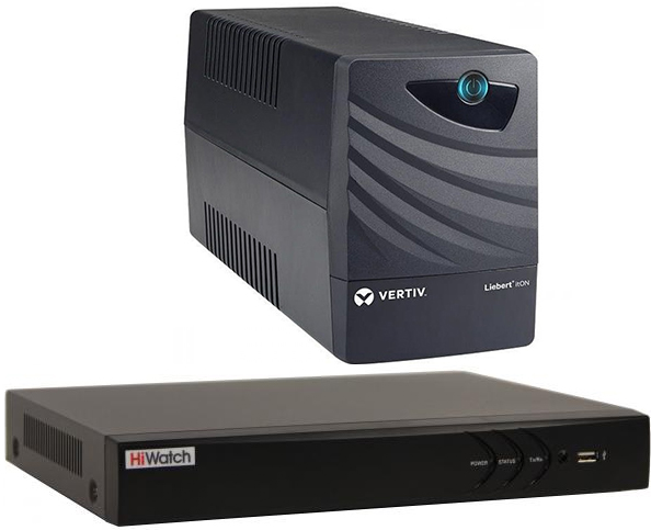 DS-N316/2P(B)_LI32111CT00 16-ти канальный ip-регистратор c 16-ю poe интерфейсами, с ибп в комплекте HiWatch Santreyd 