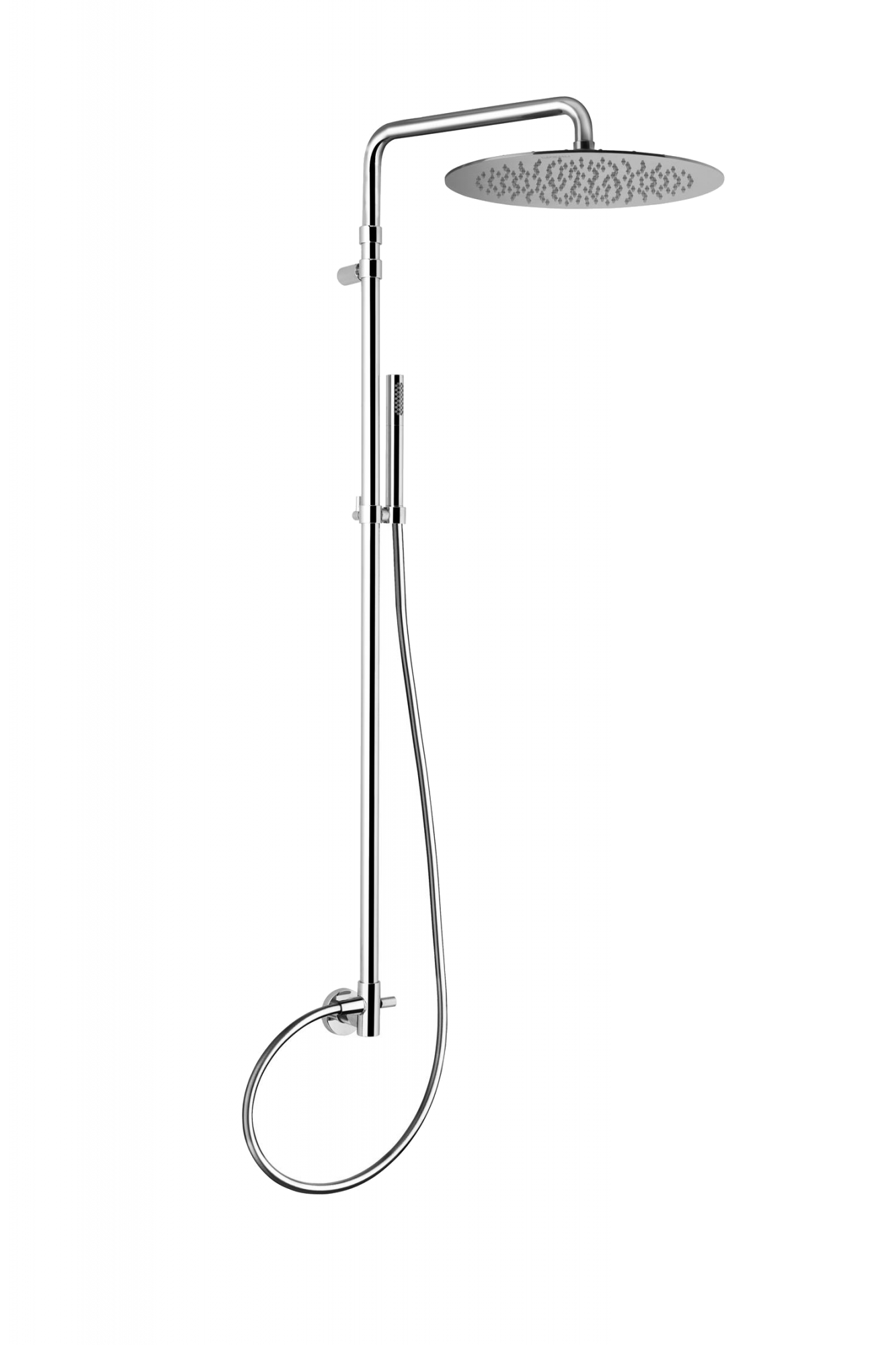 30693/ID-CR CARIMALI Душевая стойка с поворотным мостом, душевая лейка MySlim 