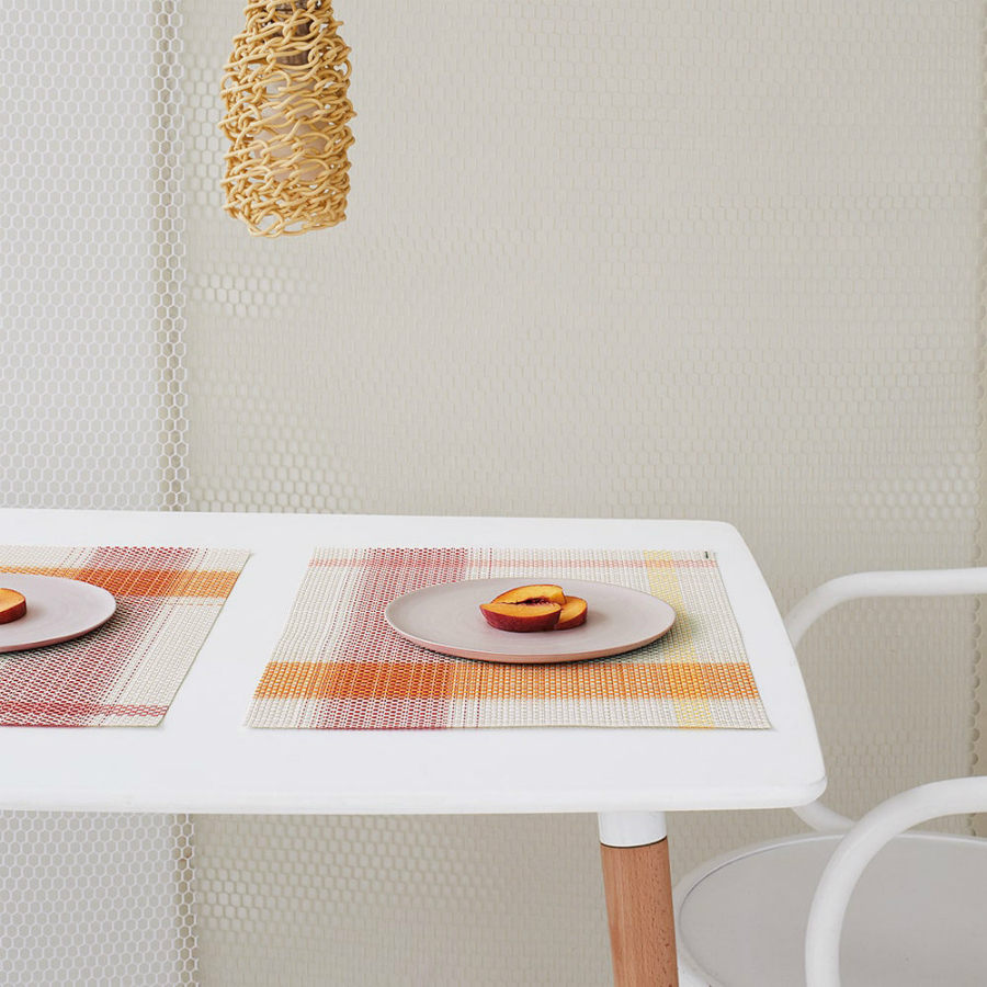 Салфетка виниловая Azalea, жаккардовое плетение, 36х48 см Chilewich C100523003 - Вид №1