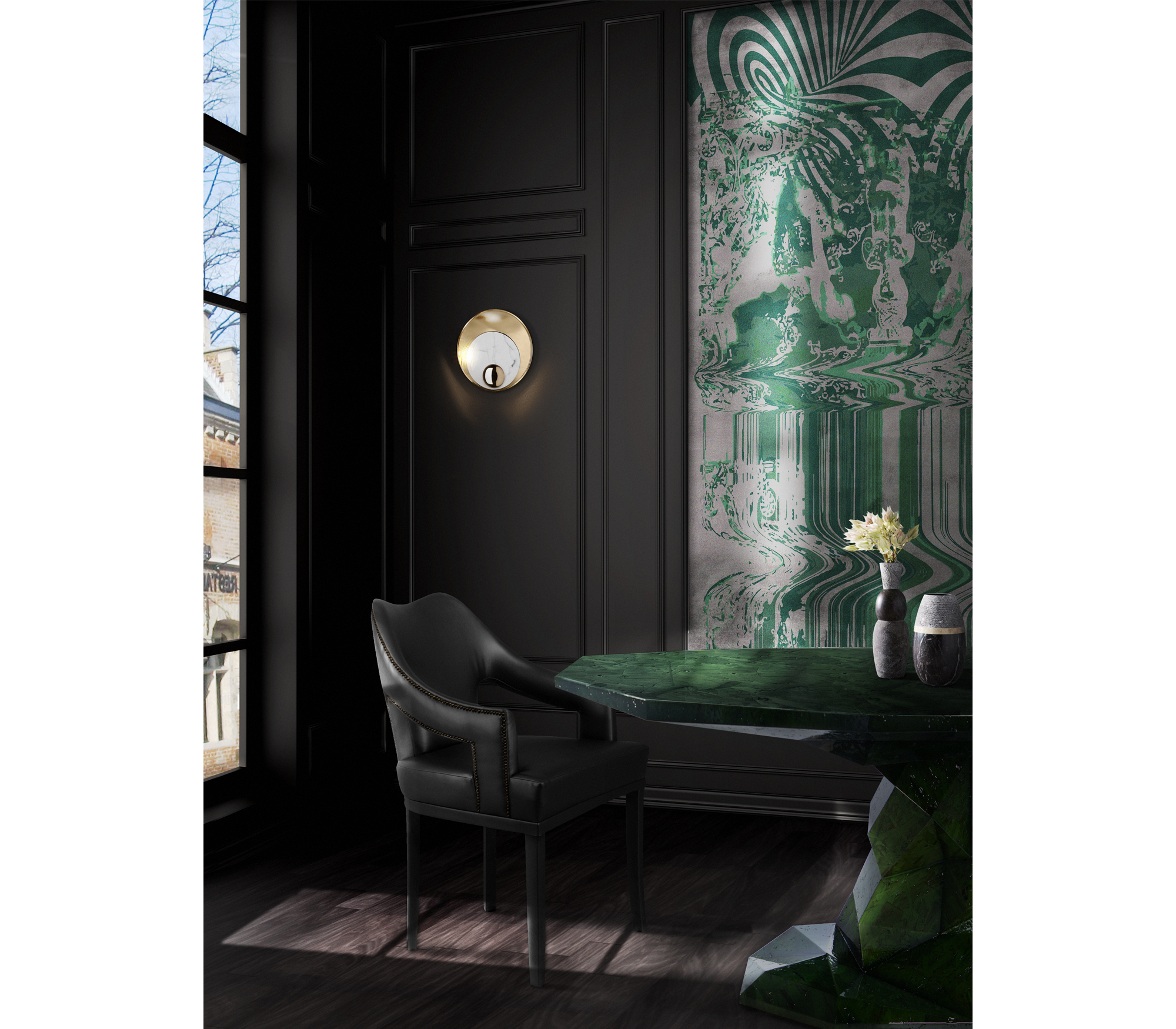 0-142 Настенный светильник Метаморфоза Boca Do Lobo  - Вид №7