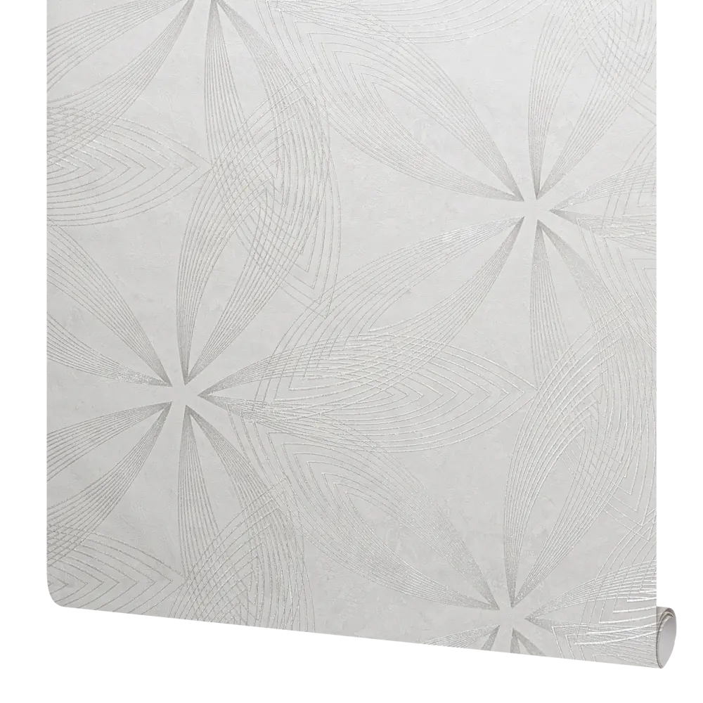 Victoria Stenova Five - флизелиновые обои белые с геометрическим узором 89400076 STLM-1577410