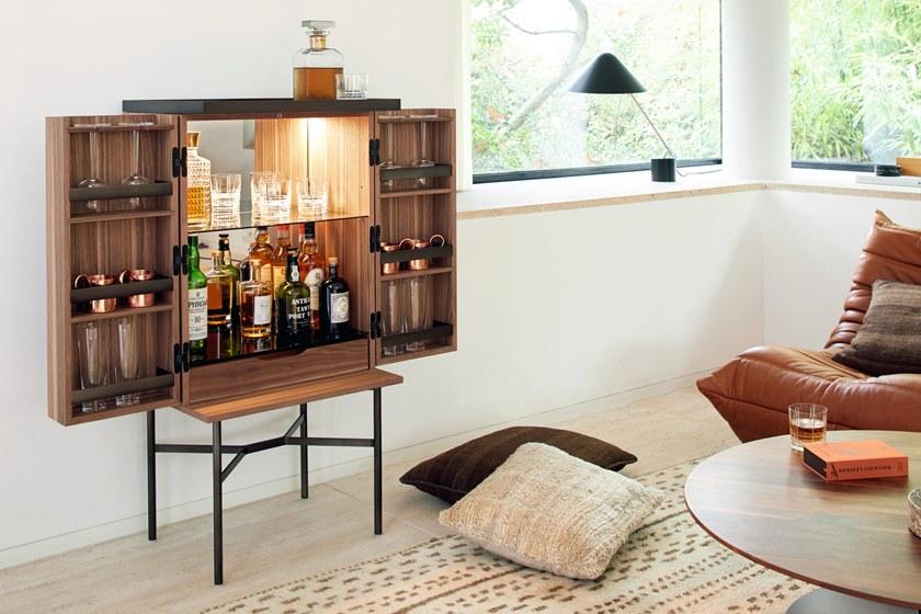 more Барный шкаф из орехового дерева со встроенной подсветкой Harri sun-id-1350222 - Вид №5