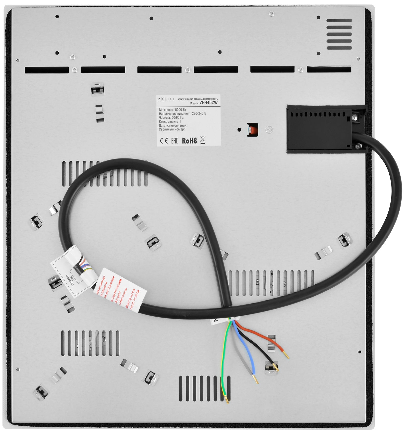5361929 Электрическая варочная поверхность ZUGEL ZEH452W STDN-0122961 - Вид №16