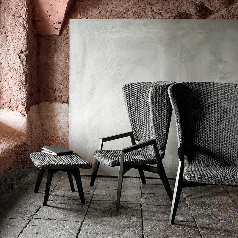 Кресло KNIT ETHIMO KNPLH2T1R70 