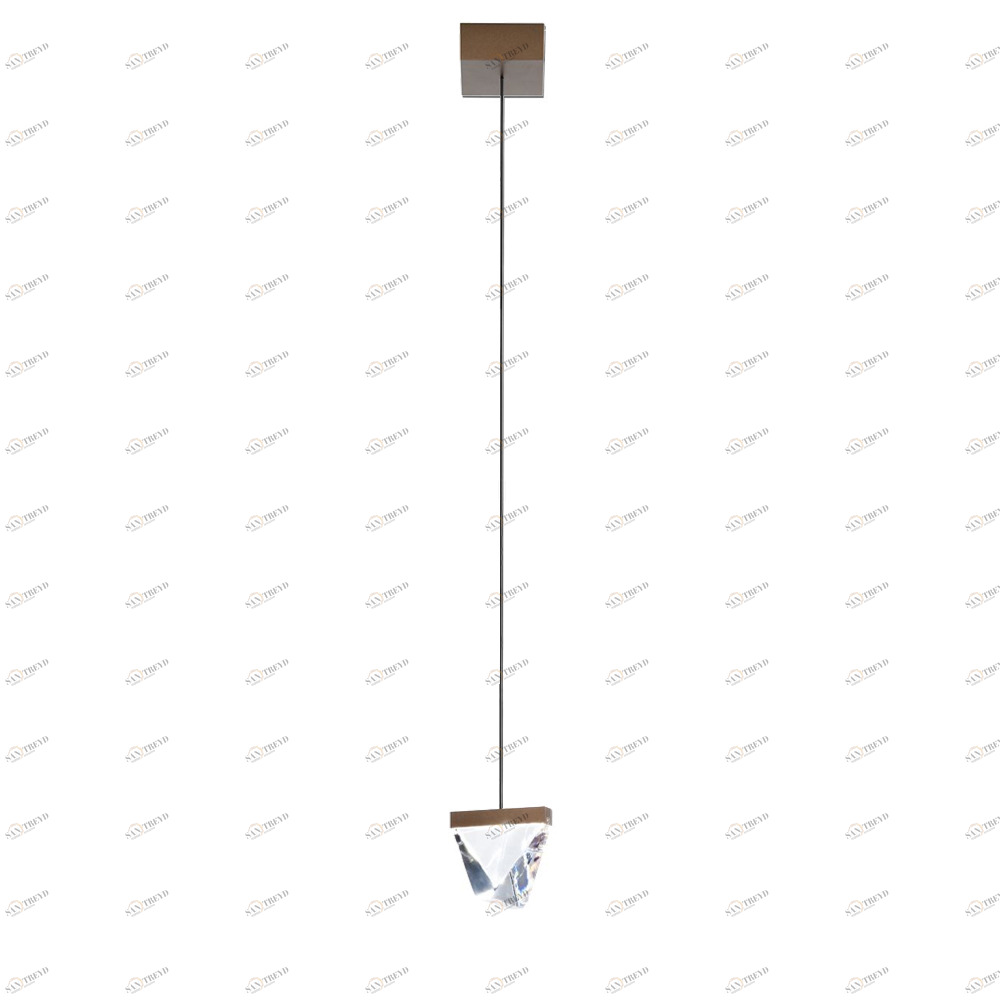 Светильник подвесной 8,8х9,8 см бронзовый Tripla F41A0176 FABBIAN ДИЗАЙНЕРСКИЕ 00-3882238 Бронза;прозрачный 