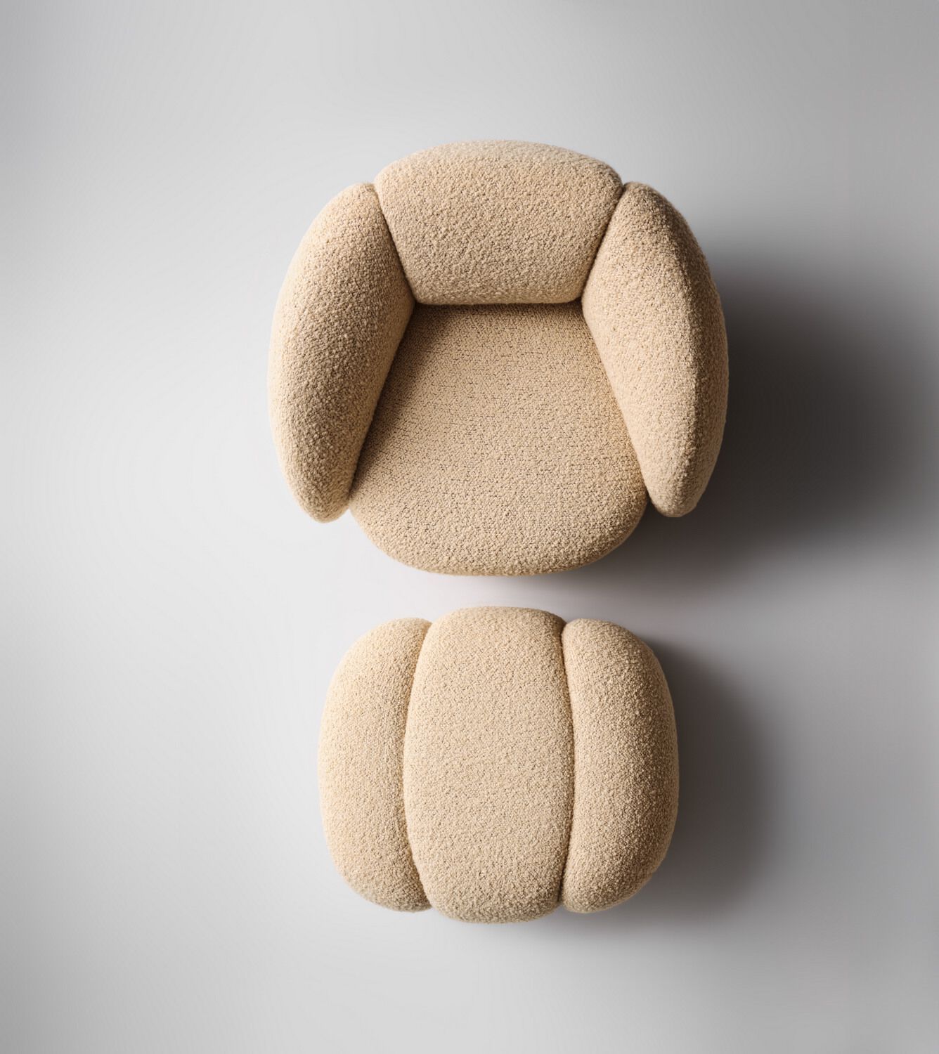 Тканевое кресло с подлокотниками Twils BRIOCHE ARCH-00057075 - Вид №2