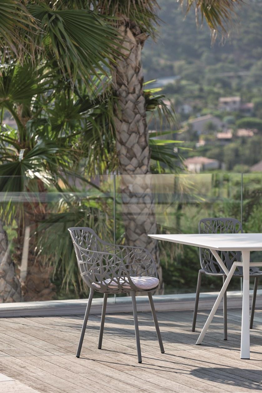 FAST Квадратный алюминиевый садовый стол Radice quadra sun-id-1515431 - Вид №2